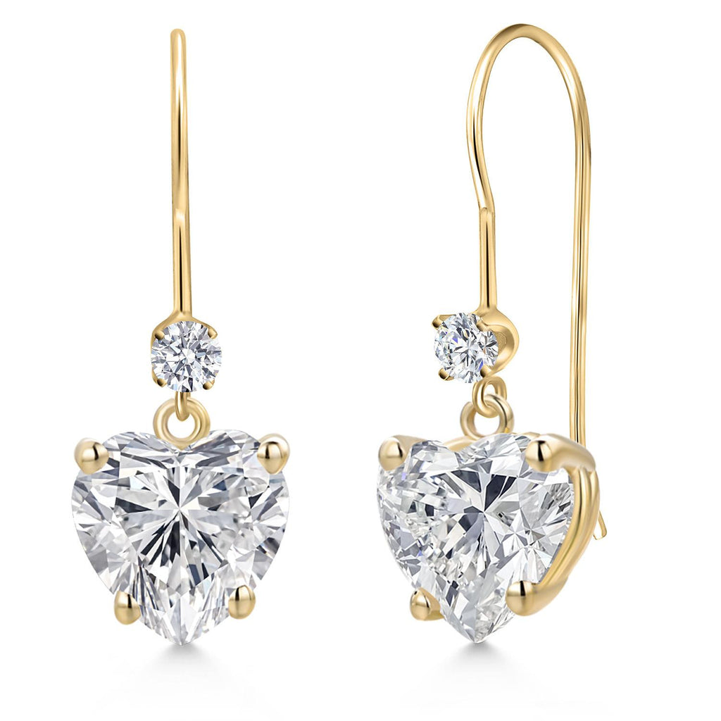 D - E Lab Grown Diamond - April_Earrings in 14K Yellow Gold