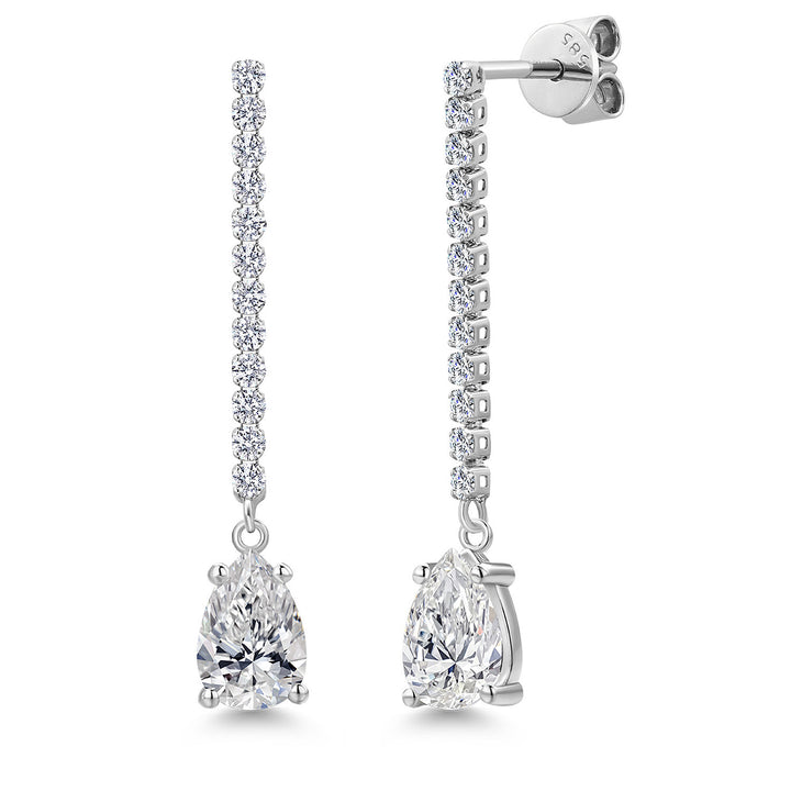 Earrings in 14K White Gold