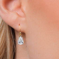 Earrings in 14K Two Tone Gold