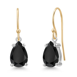 Earrings in 14K Two Tone Gold