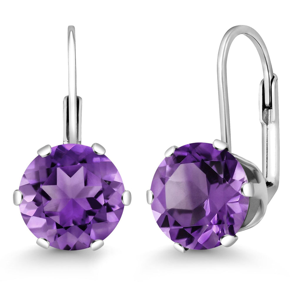 Amethyst - February_Earrings in 925 Sterling Silver