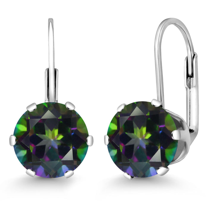 Green Mystic Topaz_Earrings in 925 Sterling Silver