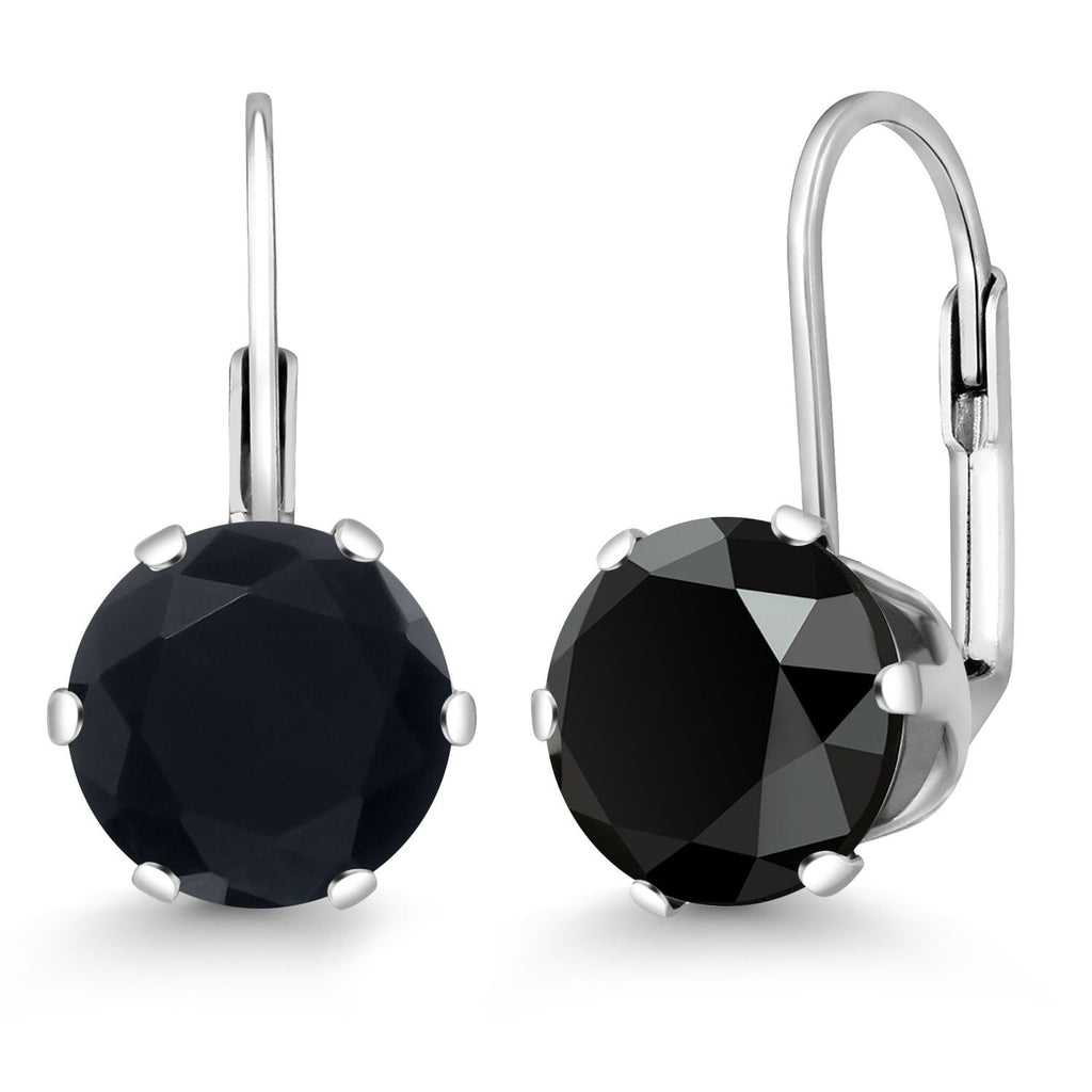 Onyx - December_Earrings in 925 Sterling Silver