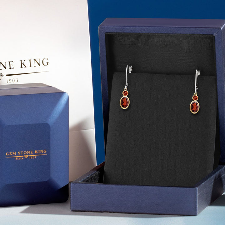 Earrings in 14K Two Tone Gold