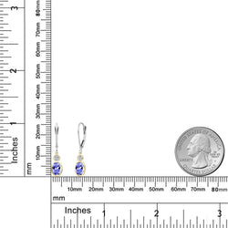 Earrings in 14K Two Tone Gold
