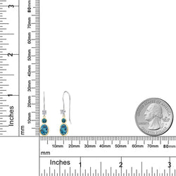 Earrings in 14K Two Tone Gold