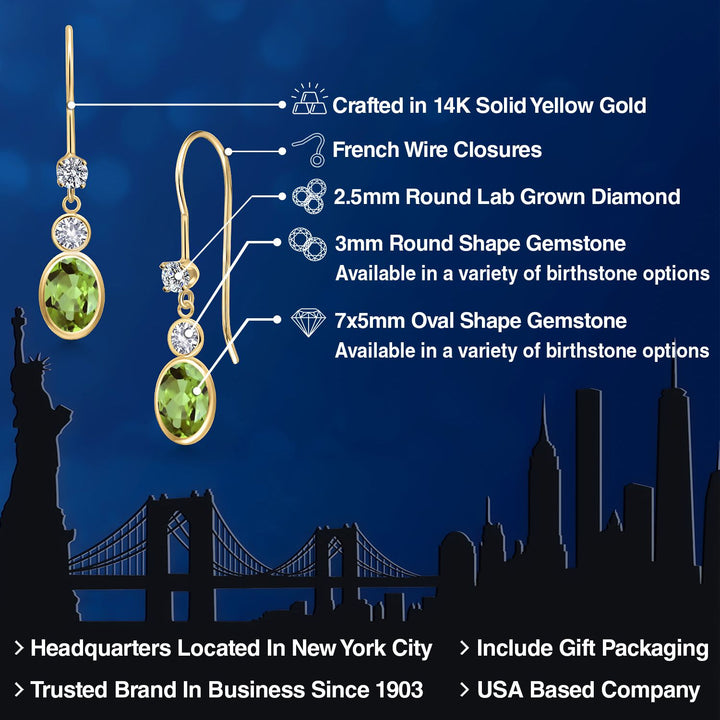 Earrings in 14K Yellow Gold