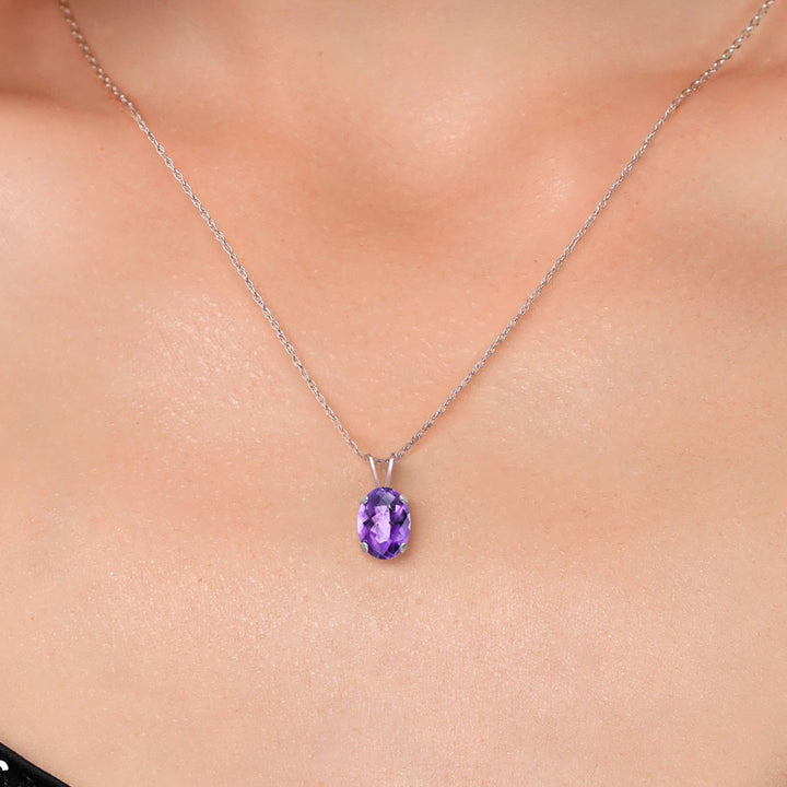 Pendant in 14K White Gold