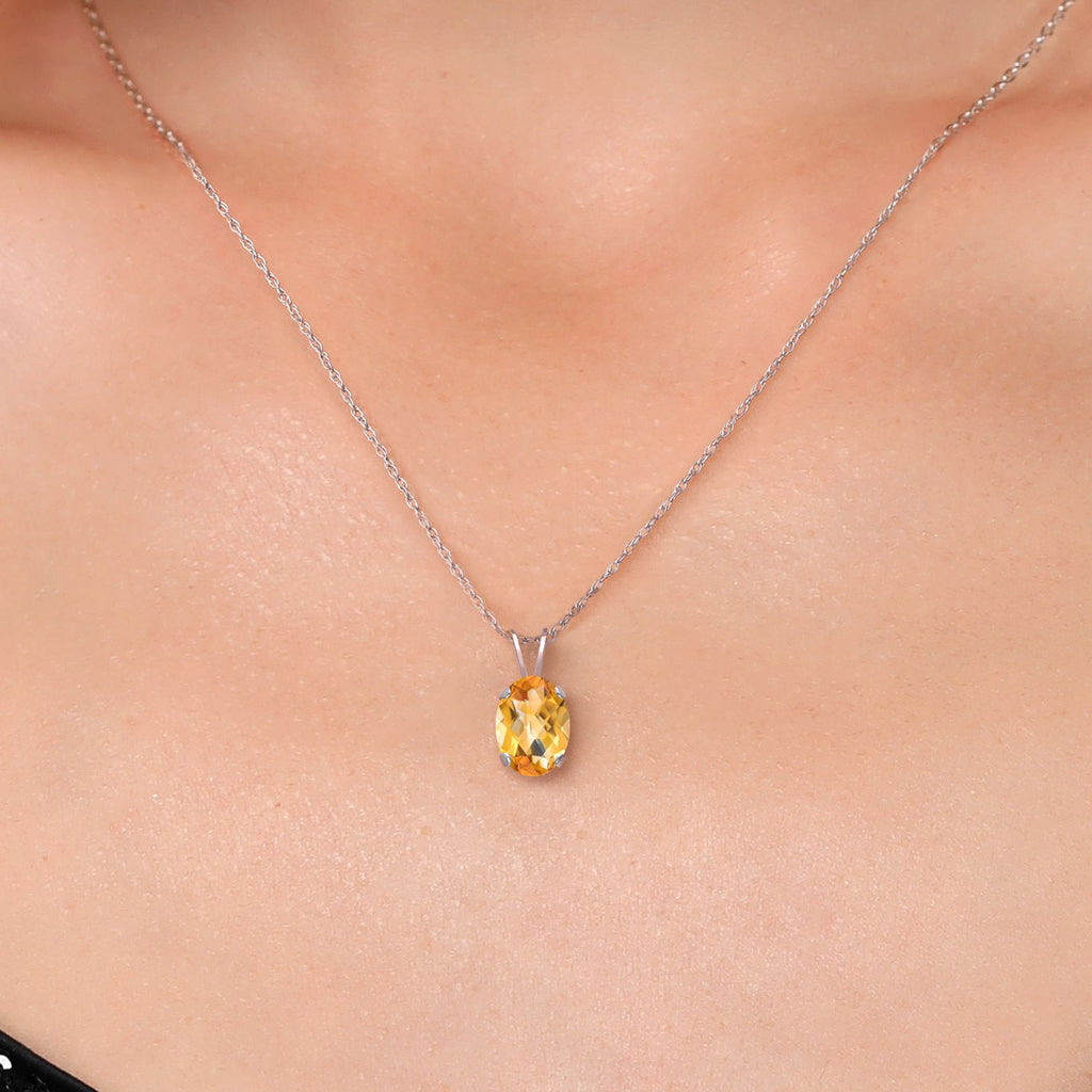 Pendant in 14K White Gold