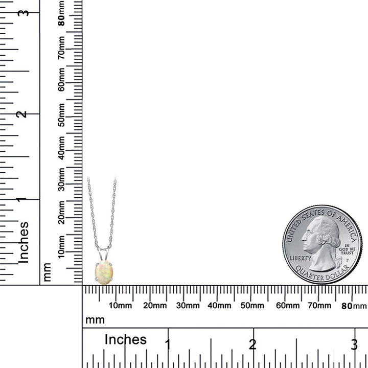 Pendant in 14K White Gold