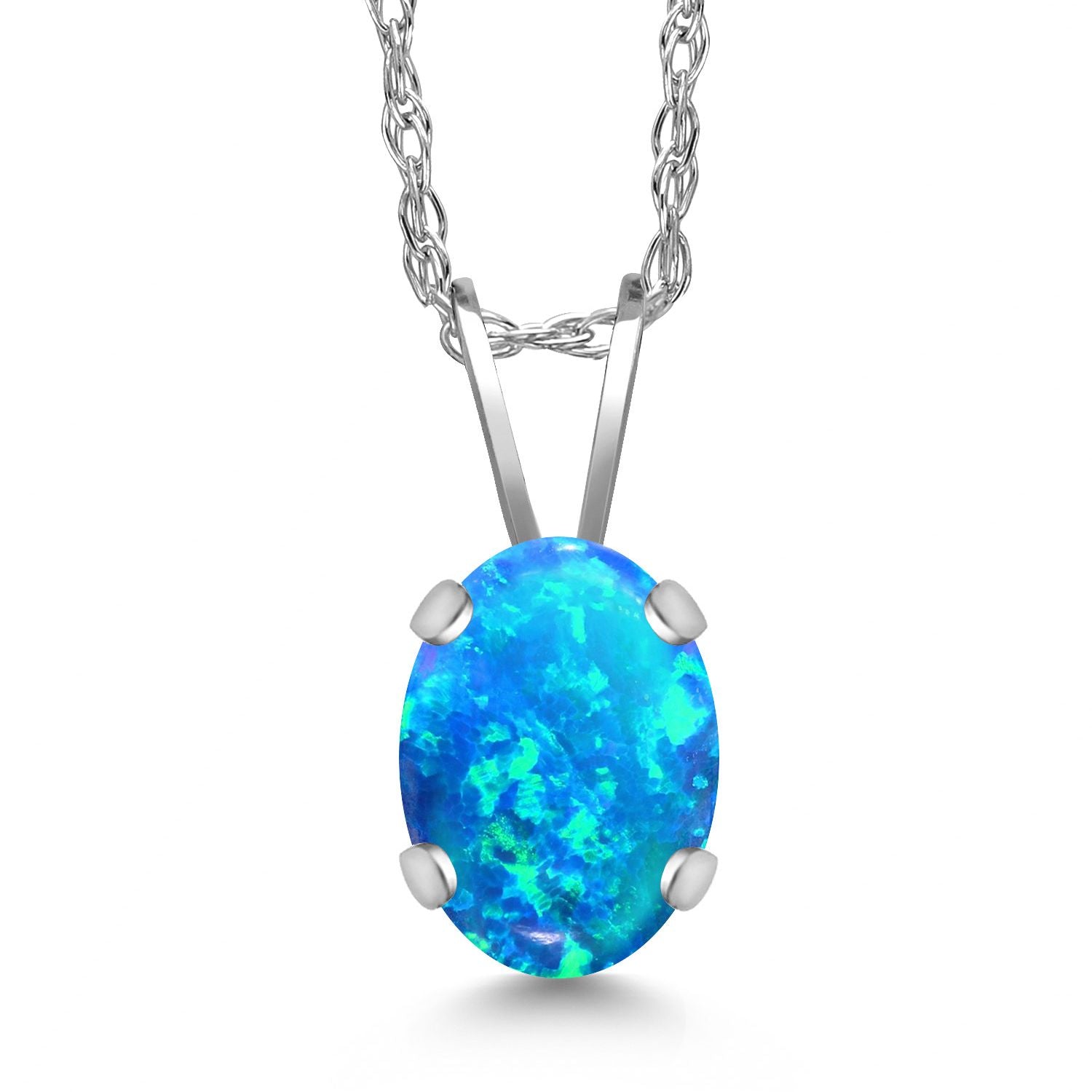 Pendant in 14K White Gold