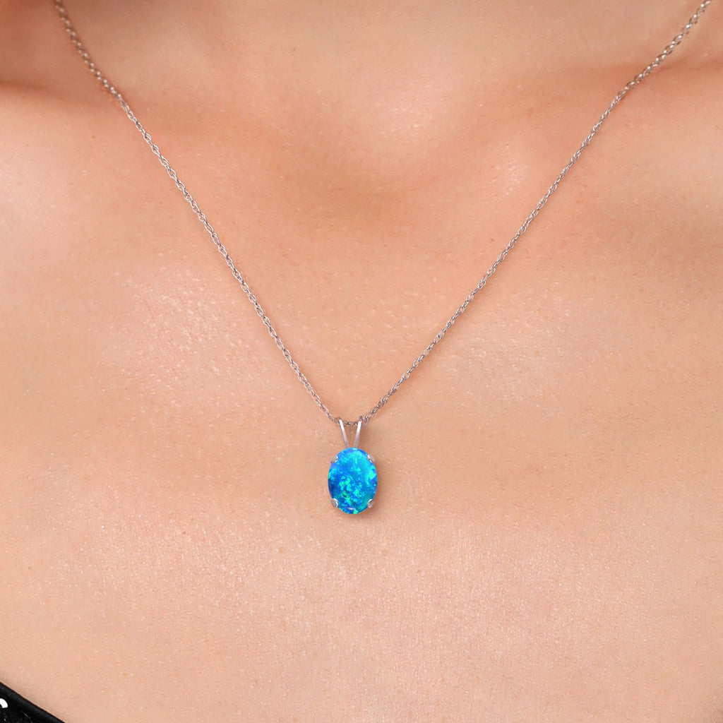 Pendant in 14K White Gold
