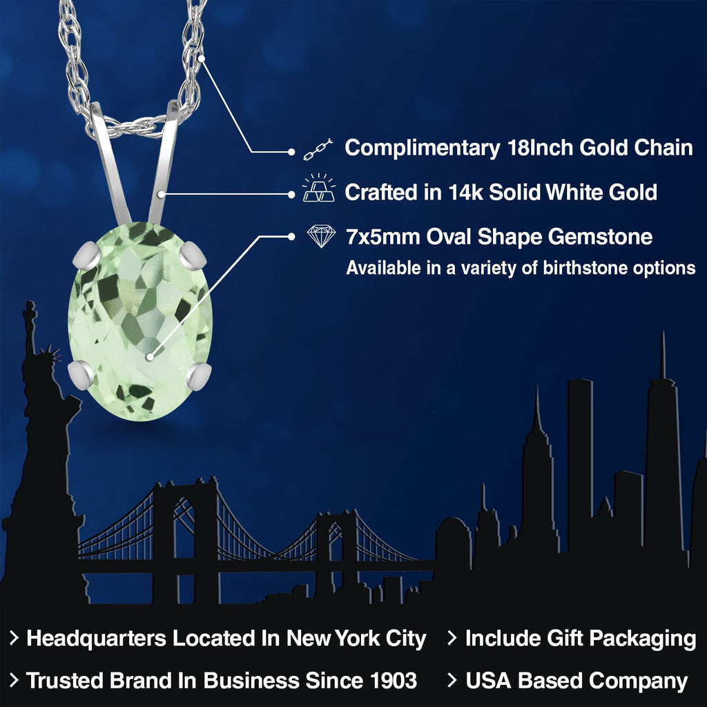 Pendant in 14K White Gold