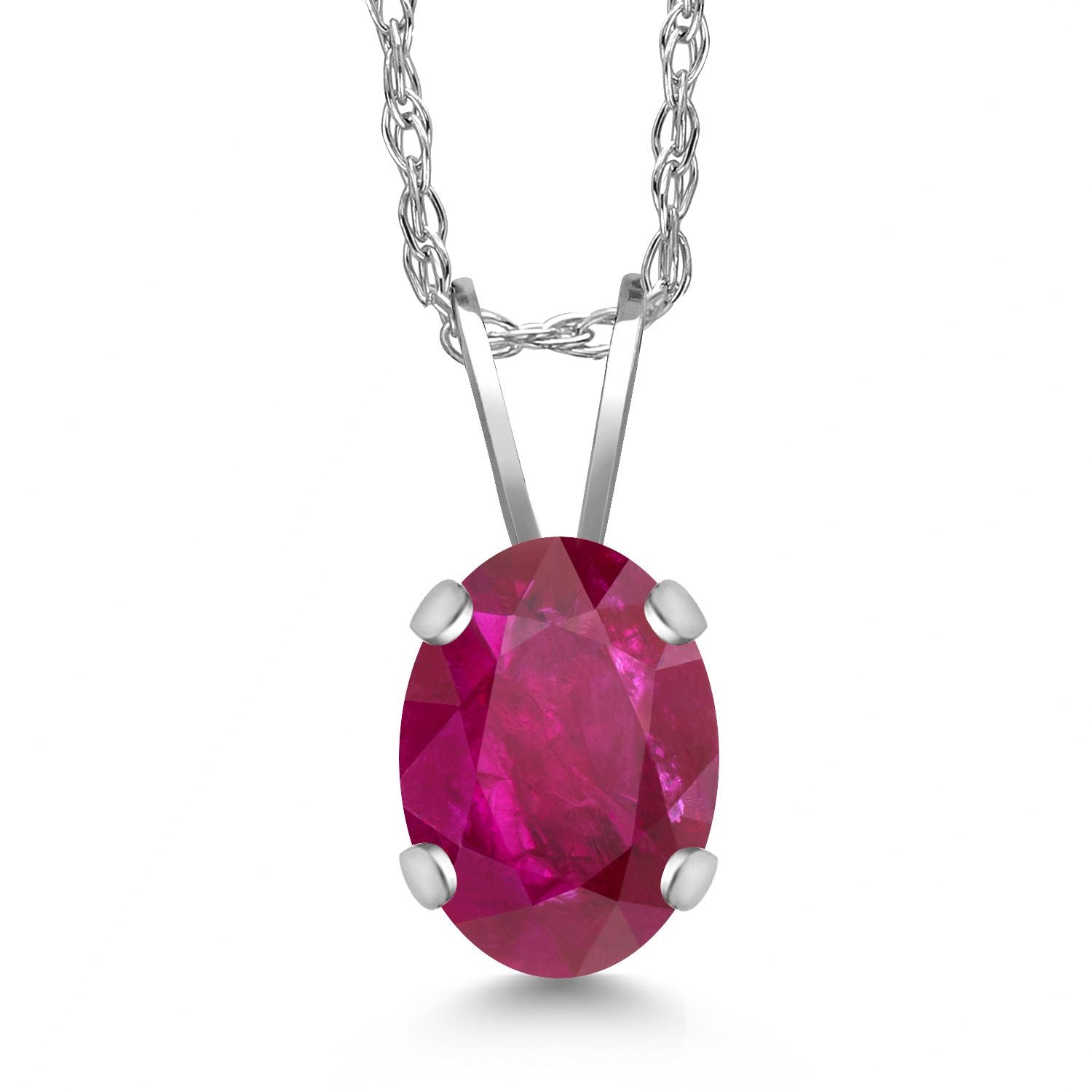 Pendant in 14K White Gold