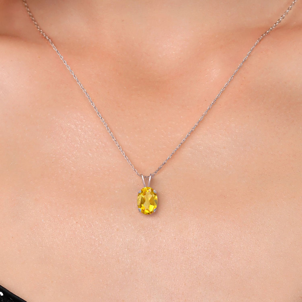 Pendant in 14K White Gold