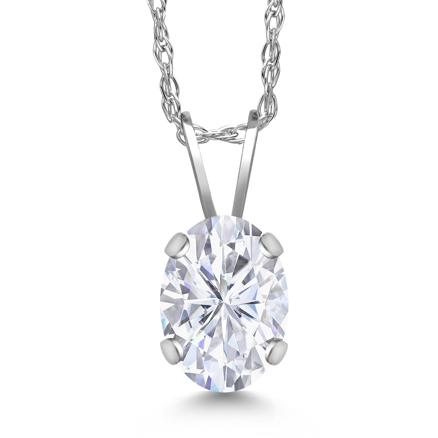 Pendant in 14K White Gold