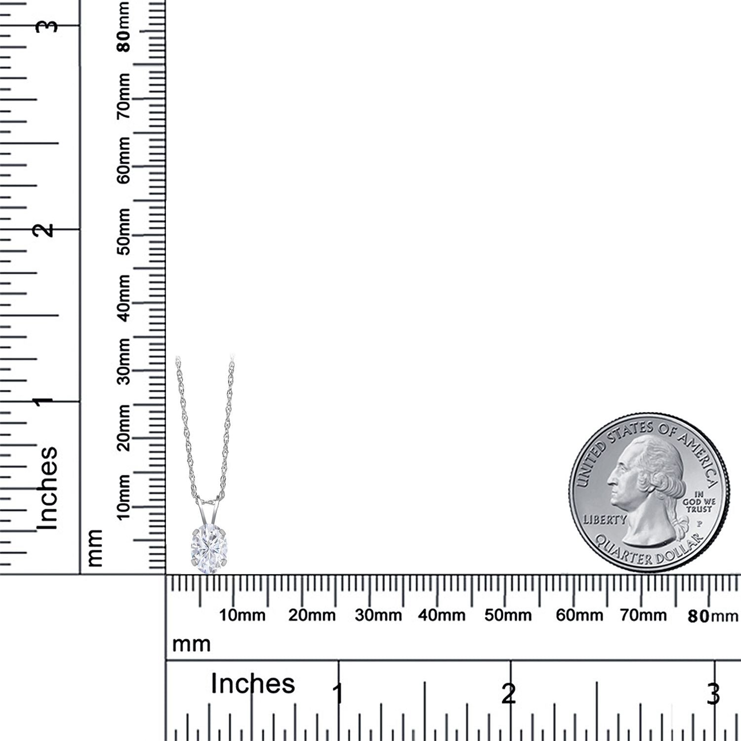 Pendant in 14K White Gold