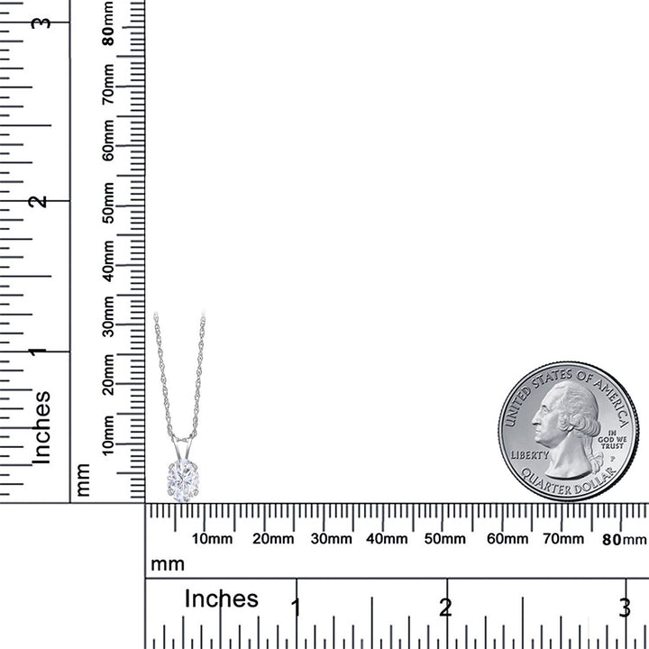 Pendant in 14K White Gold