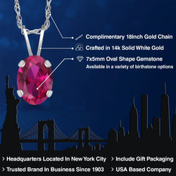 Pendant in 14K White Gold