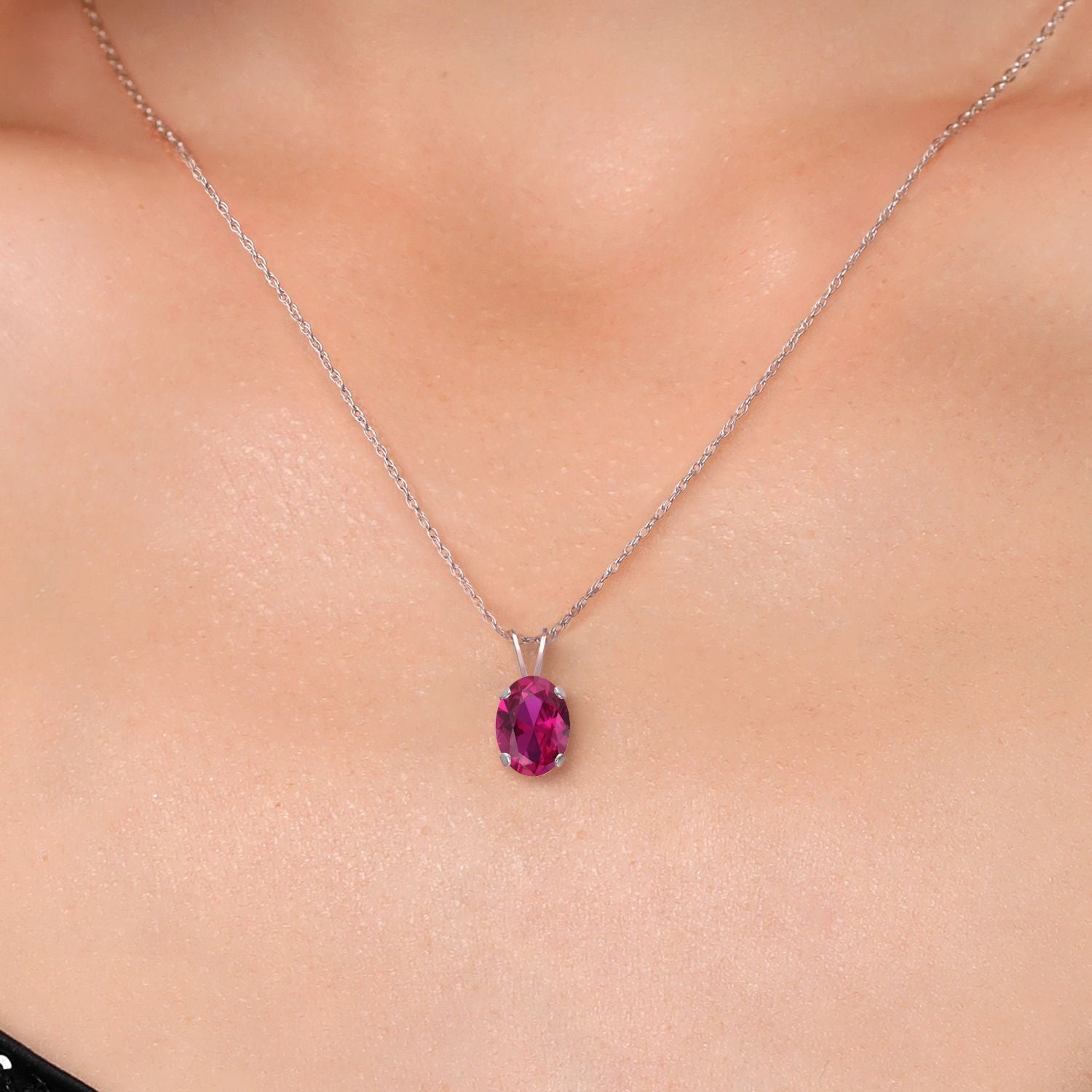 Pendant in 14K White Gold