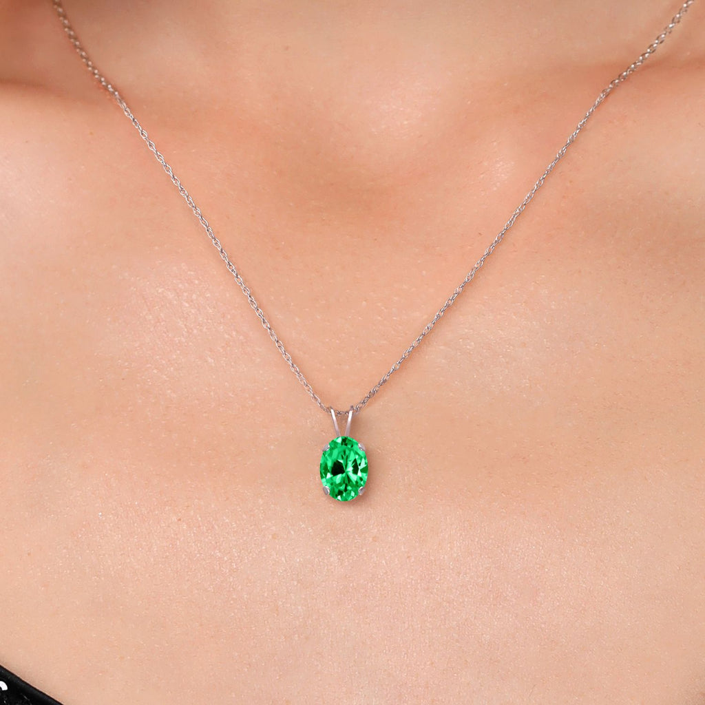 Pendant in 14K White Gold