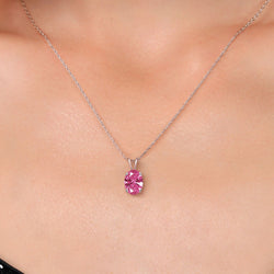 Pendant in 14K White Gold