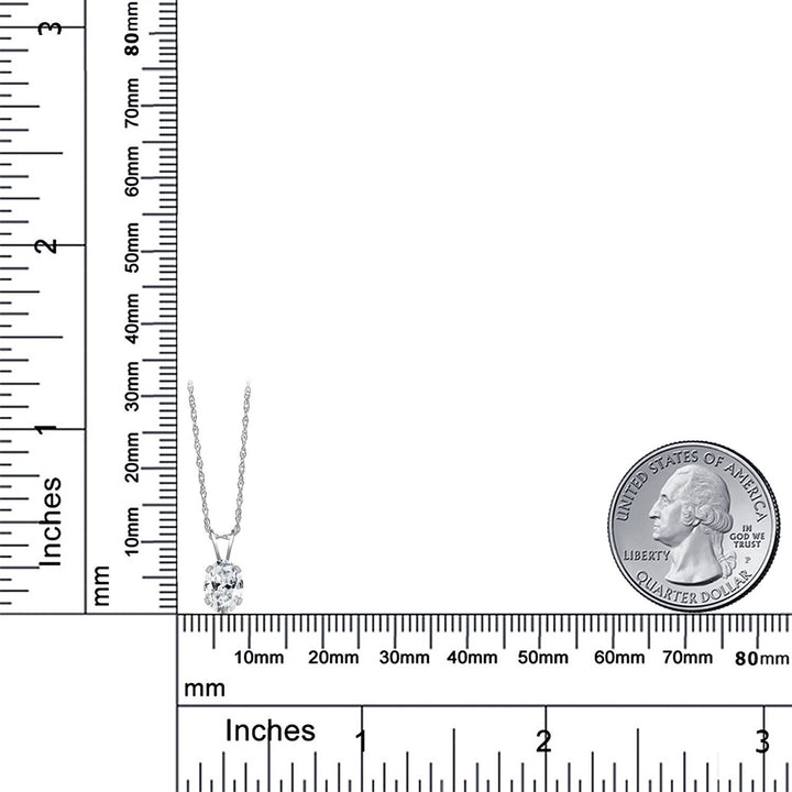 Pendant in 14K White Gold