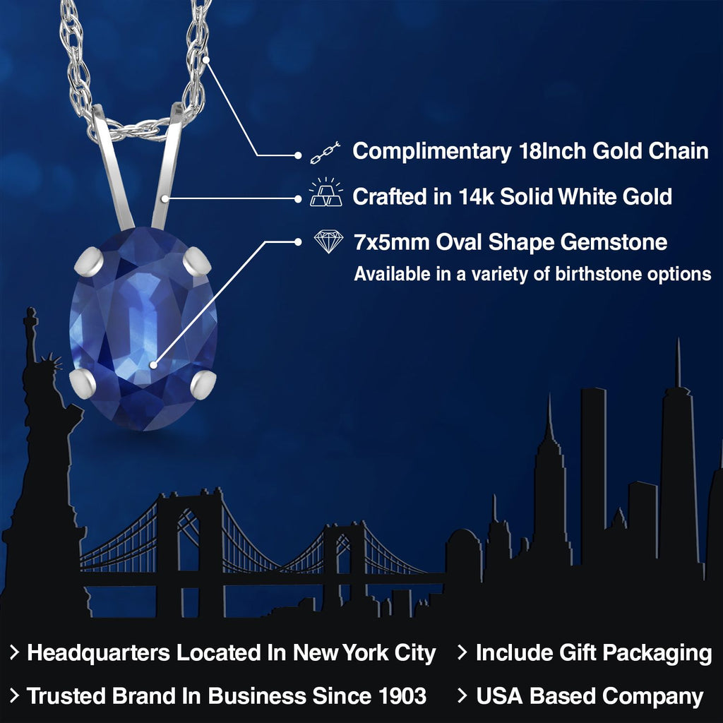 Pendant in 14K White Gold