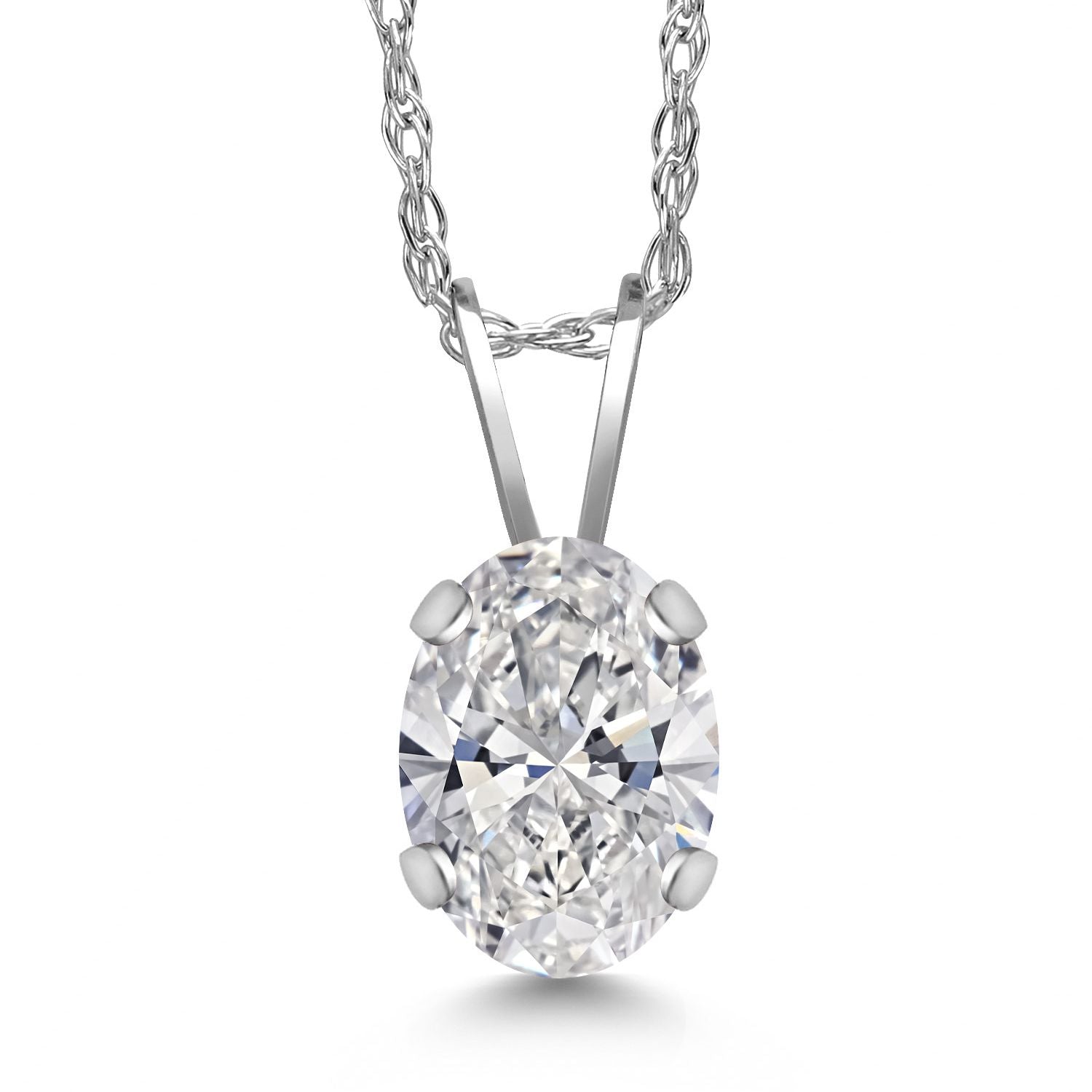 Pendant in 14K White Gold