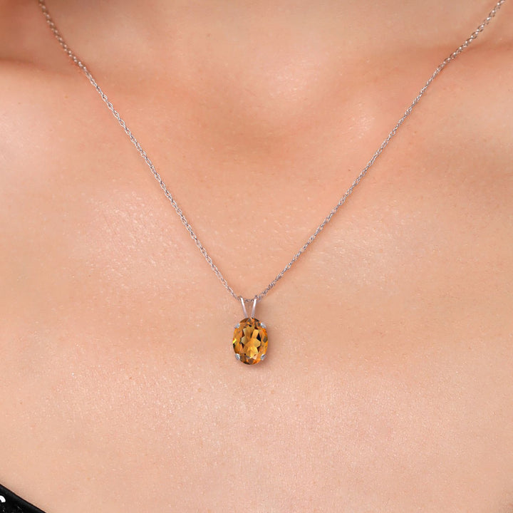 Pendant in 14K White Gold