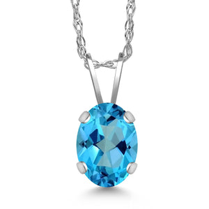 Pendant in 14K White Gold