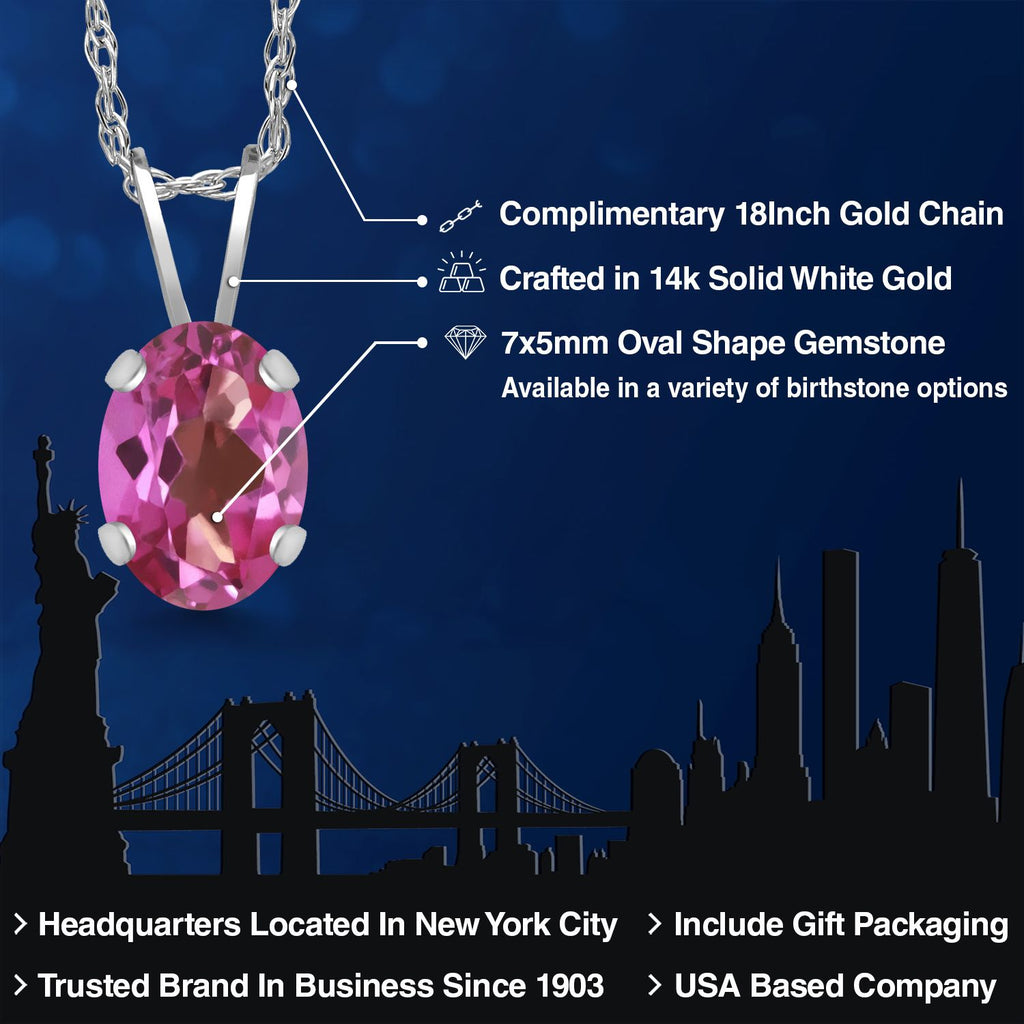 Pendant in 14K White Gold