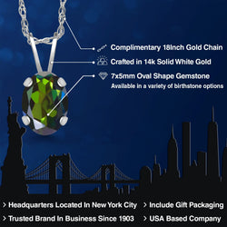 Pendant in 14K White Gold