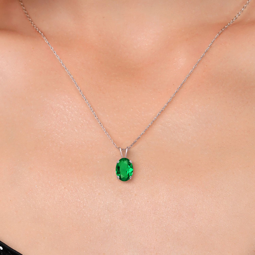 Pendant in 14K White Gold