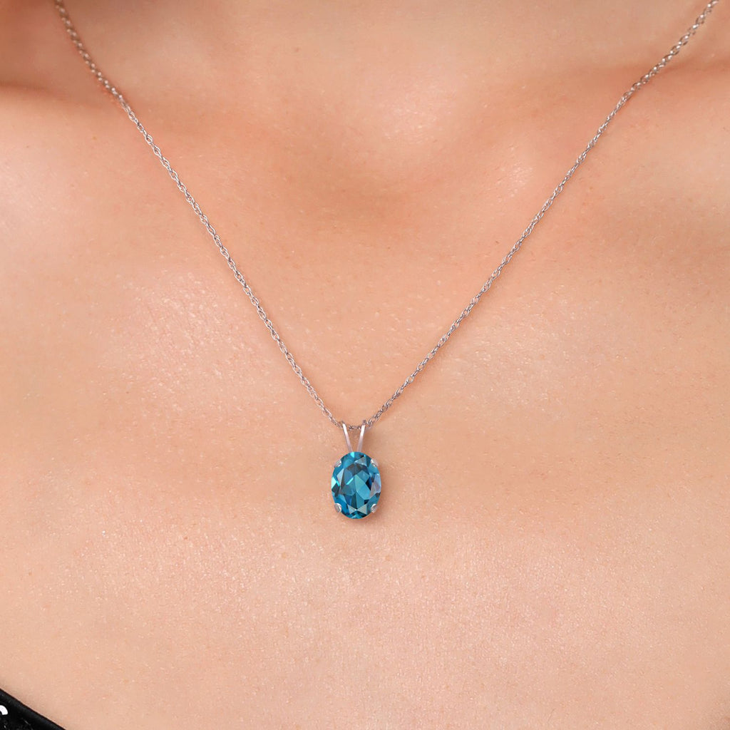Pendant in 14K White Gold