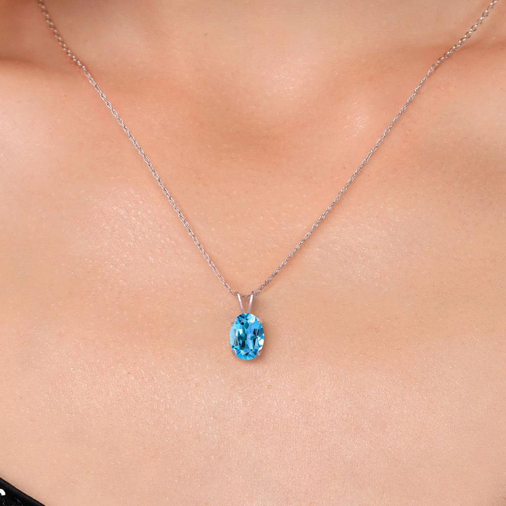 Pendant in 14K White Gold