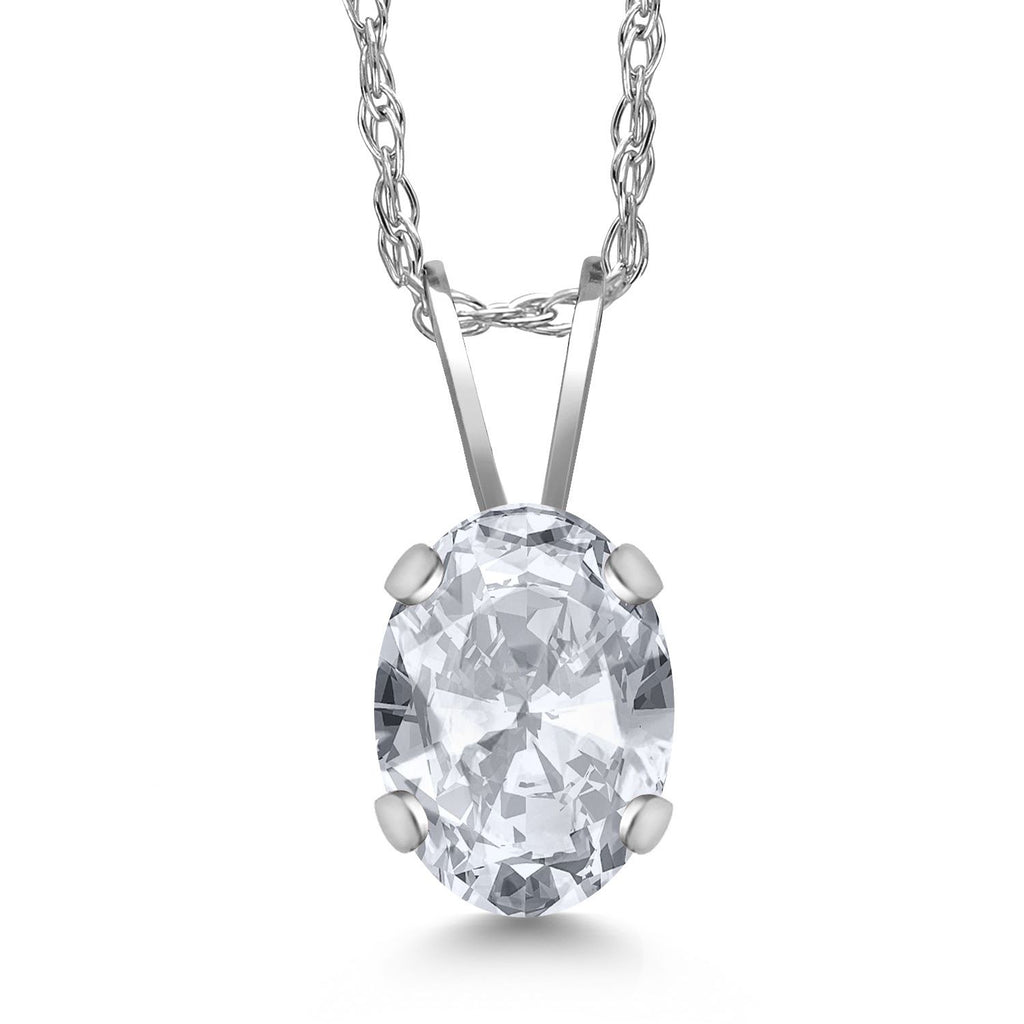 Pendant in 14K White Gold