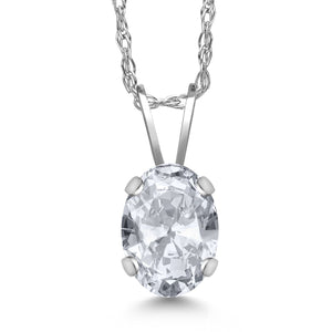 Pendant in 14K White Gold