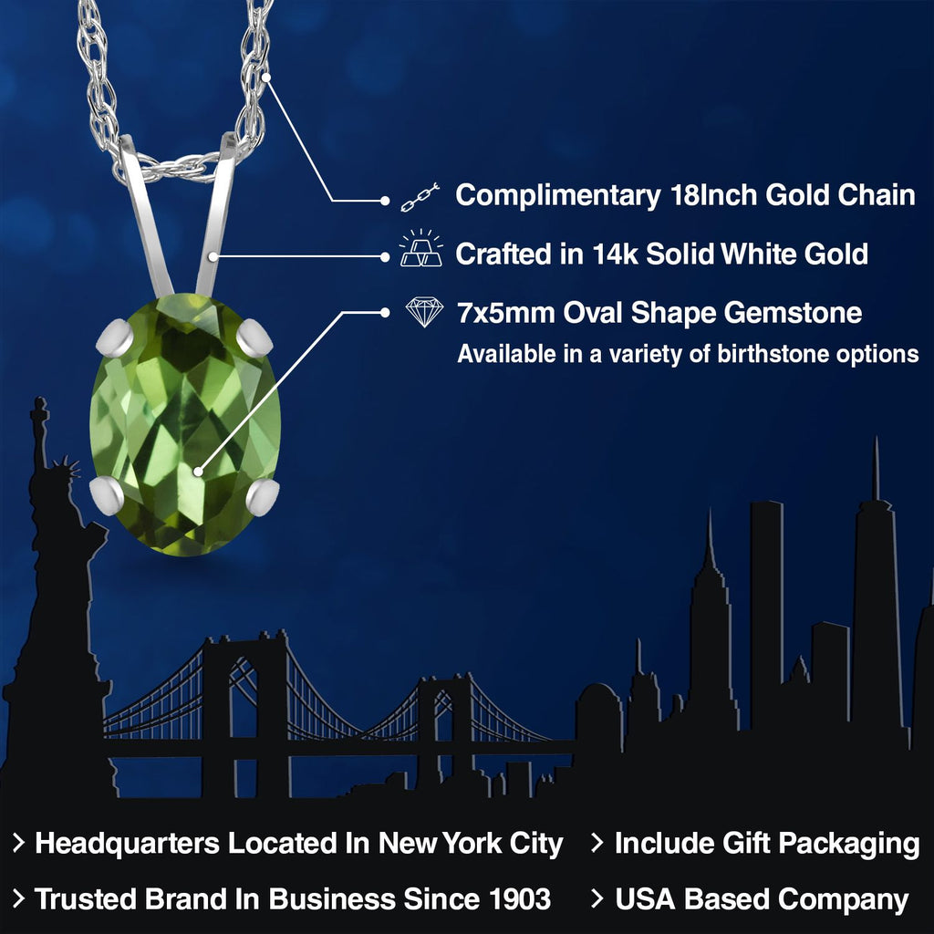 Pendant in 14K White Gold