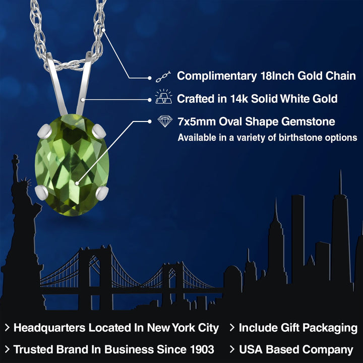 Pendant in 14K White Gold