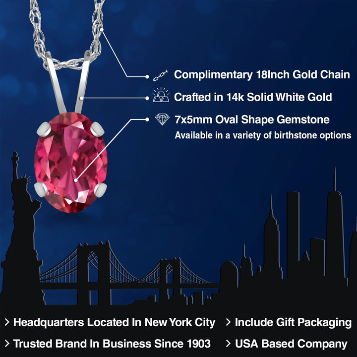 Pendant in 14K White Gold