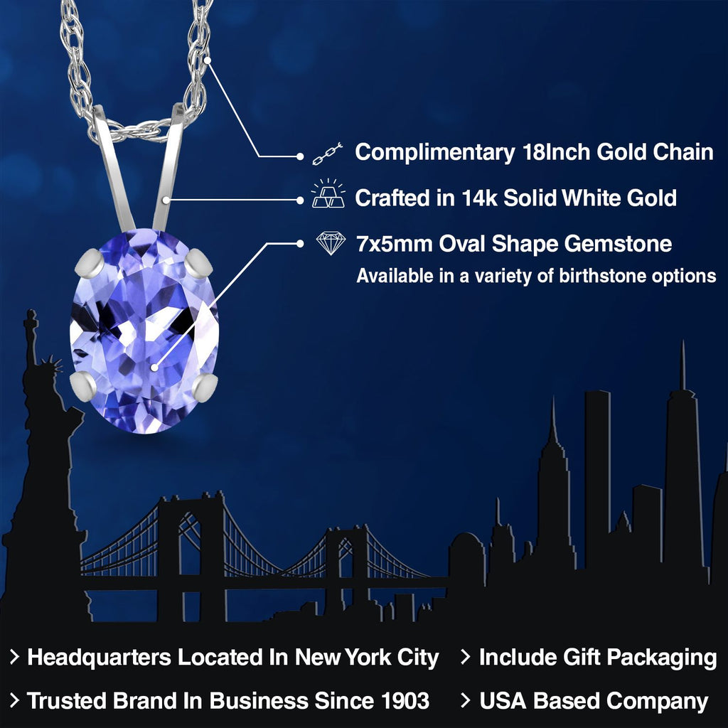 Pendant in 14K White Gold