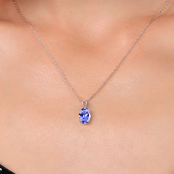 Pendant in 14K White Gold