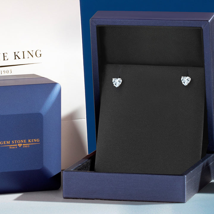 Earrings in 10K White Gold