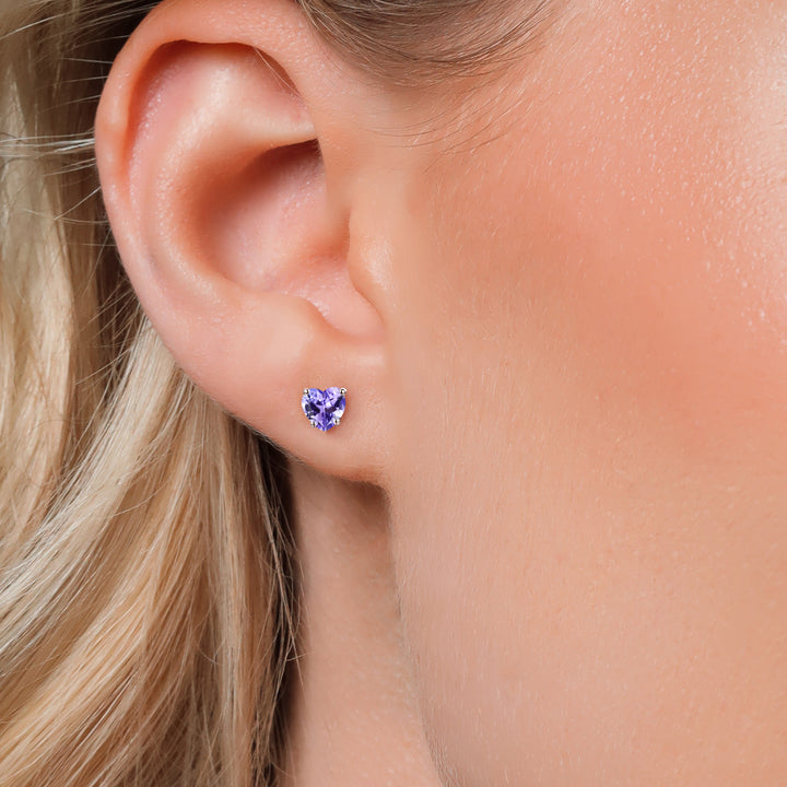 Earrings in 10K White Gold