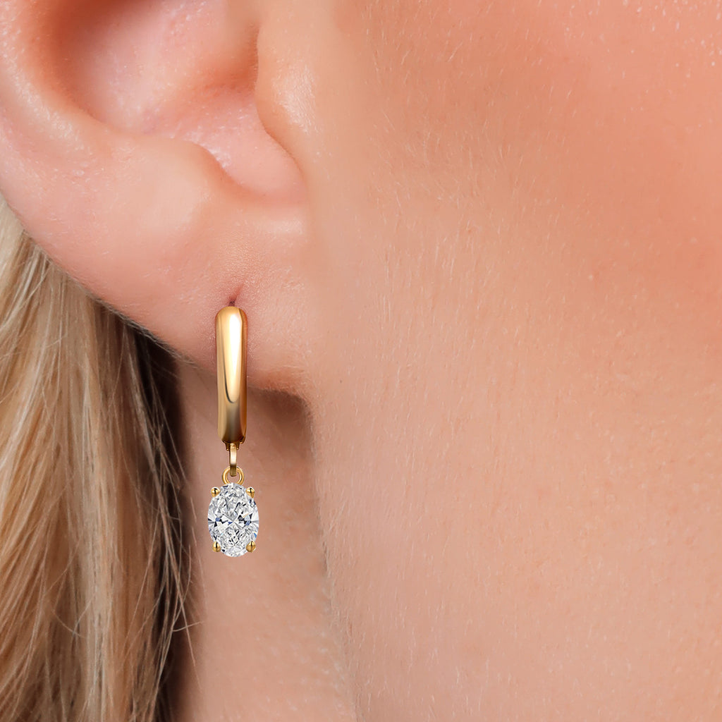 DEF_Earrings in 14K Yellow Gold