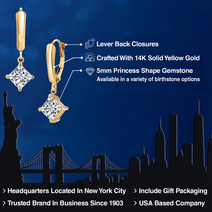 Earrings in 14K Yellow Gold