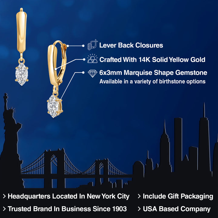 Earrings in 14K Yellow Gold