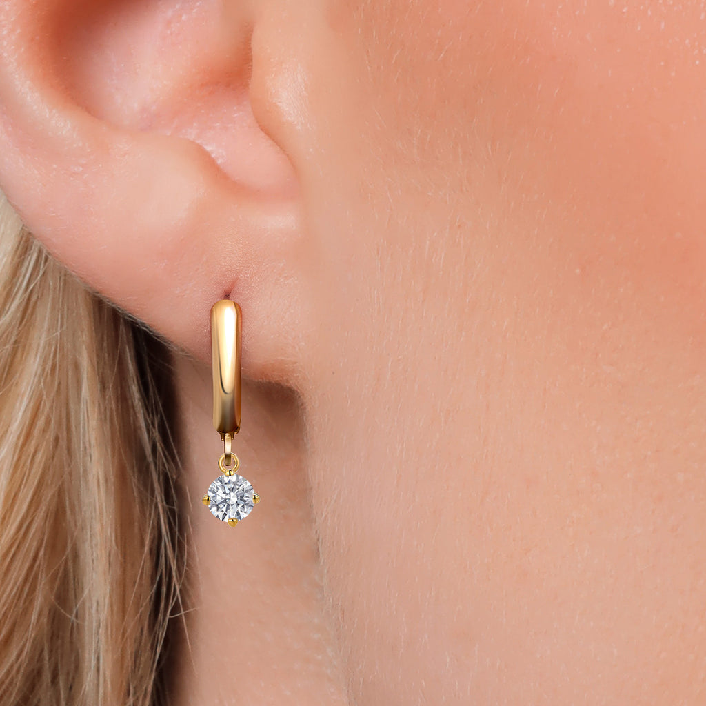 E - F_Earrings in 14K Yellow Gold