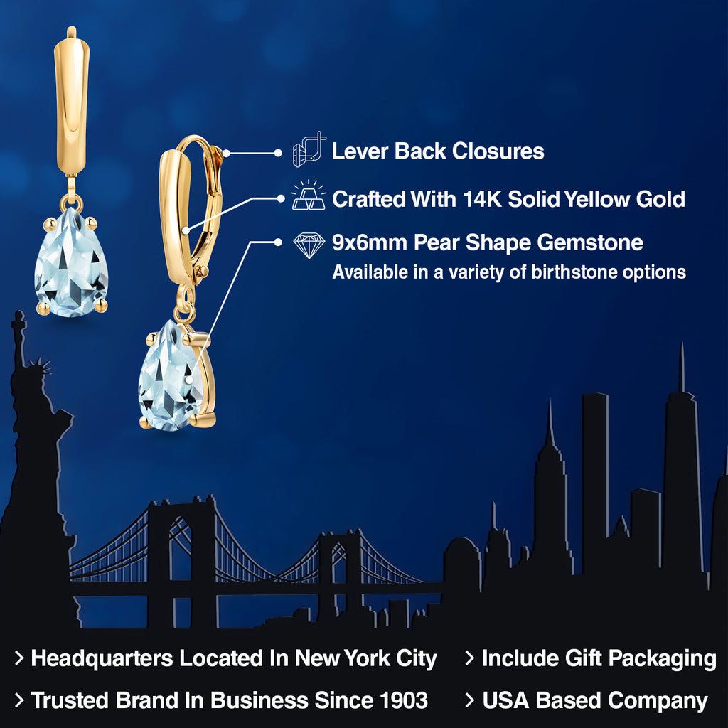Earrings in 14K Yellow Gold